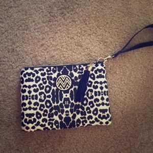 Cheetah wristlet